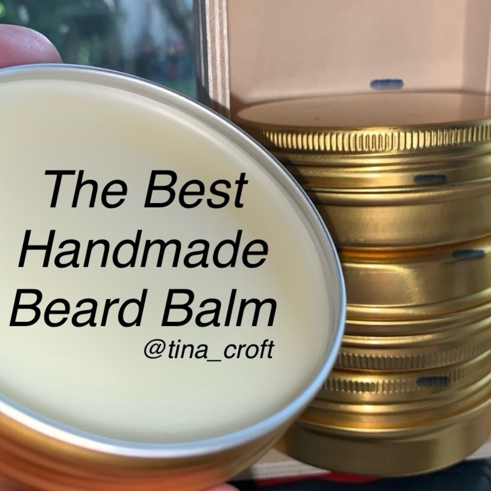 Best Beard Balm w Arborvitae Essential Oil Warm Earthy Majestic and Unique Aroma
